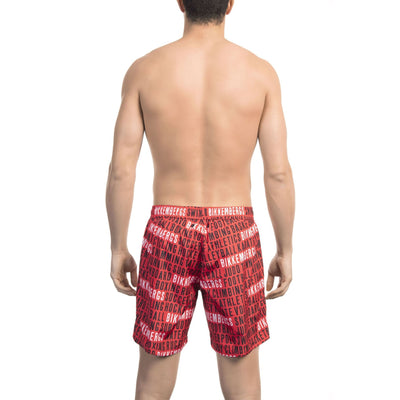 Bikkembergs Herren Beachwear Schwimmshorts - Schwarz