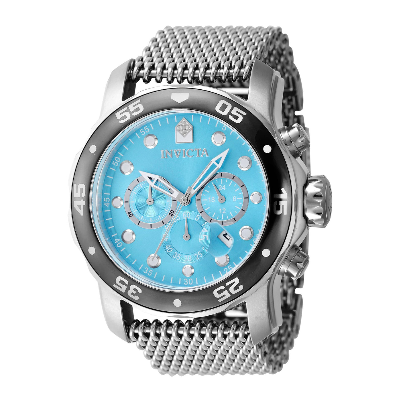 Invicta Herren Chronograph Uhr Edelstahl 48mm