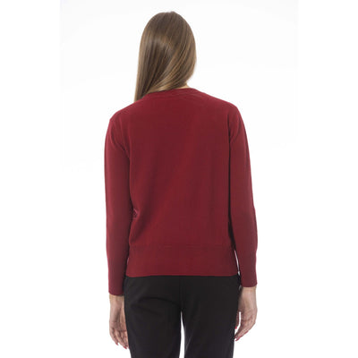 Baldinini Damen Trend Pullover in Einfarbig Schwarz