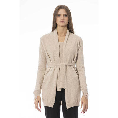 Baldinini Damen Pullover aus Wolle in Schwarz