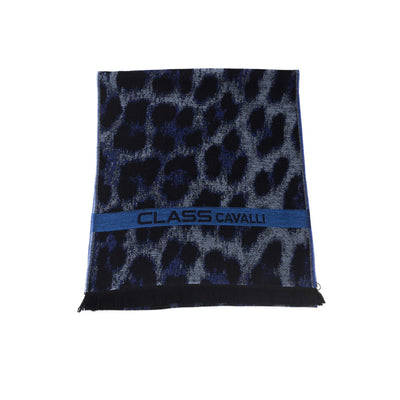 Cavalli Class Herren Schal aus Wolle und Acryl