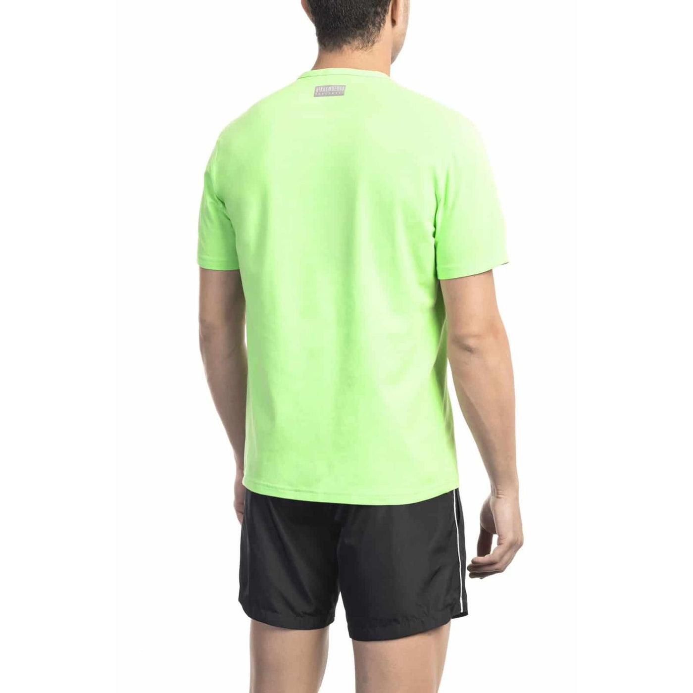 Bikkembergs Herren T-Shirt in Einfarbig – Designer Beachwear