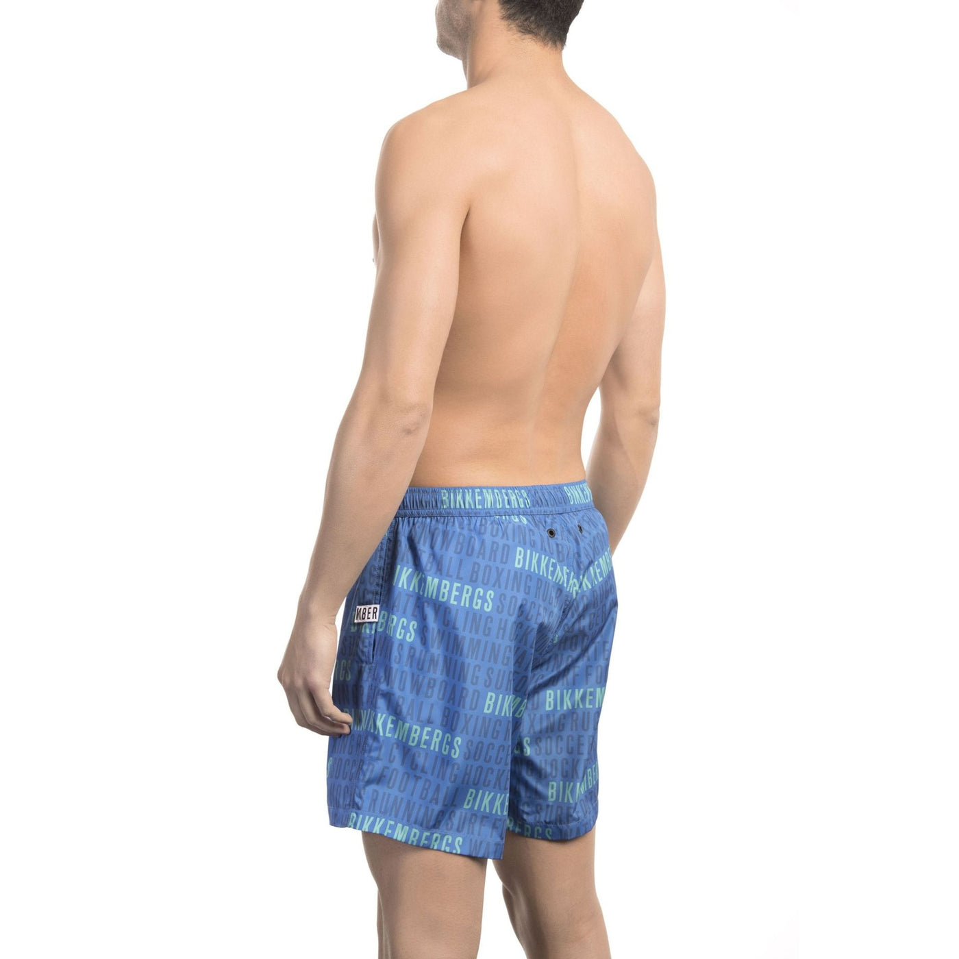 Bikkembergs Herren Badeanzug - Designer Swimwear in Blau
