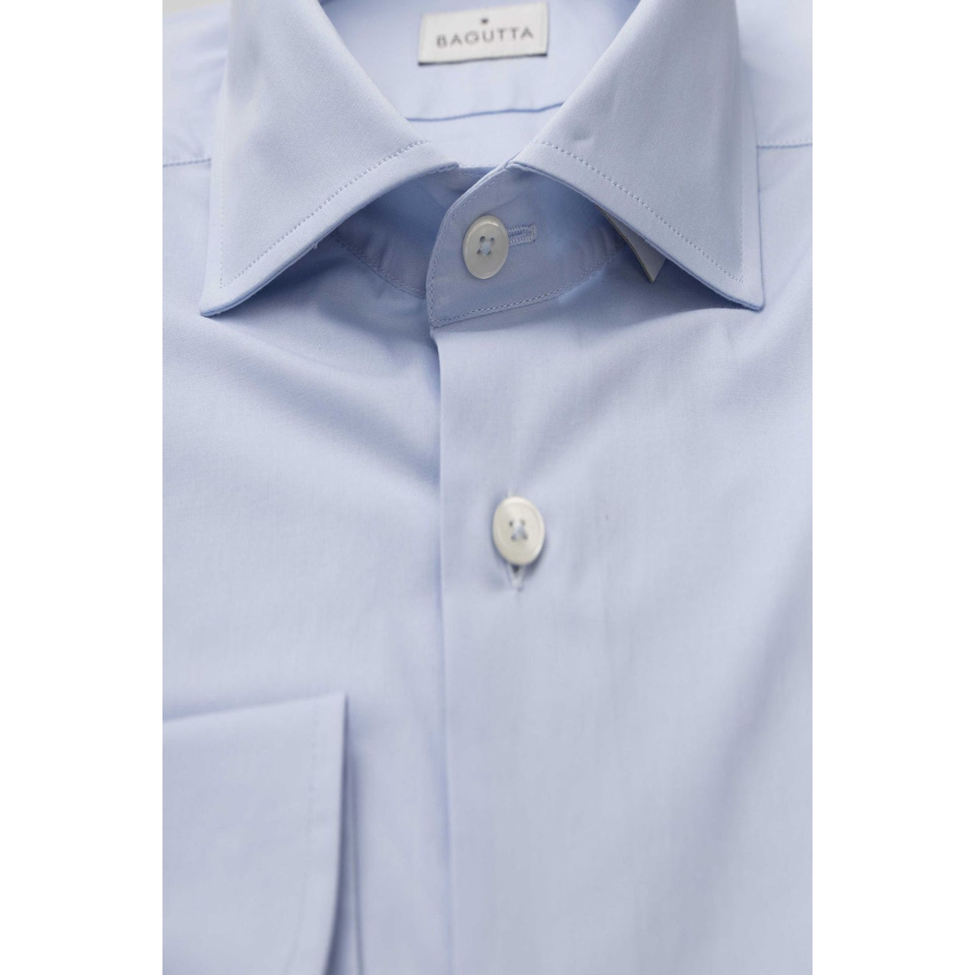 Bagutta Slim Fit Hemd in Einfarbig Blau für Herren