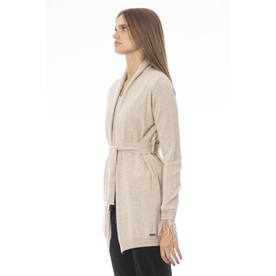 Baldinini Damen Pullover aus Wolle in Schwarz