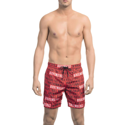 Bikkembergs Herren Beachwear Schwimmshorts - Schwarz