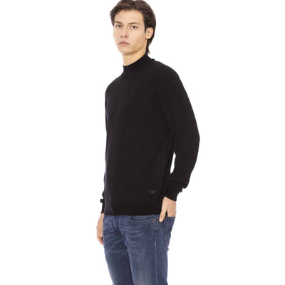Baldinini Herren Pullover in Einfarbig mit Rollkragen