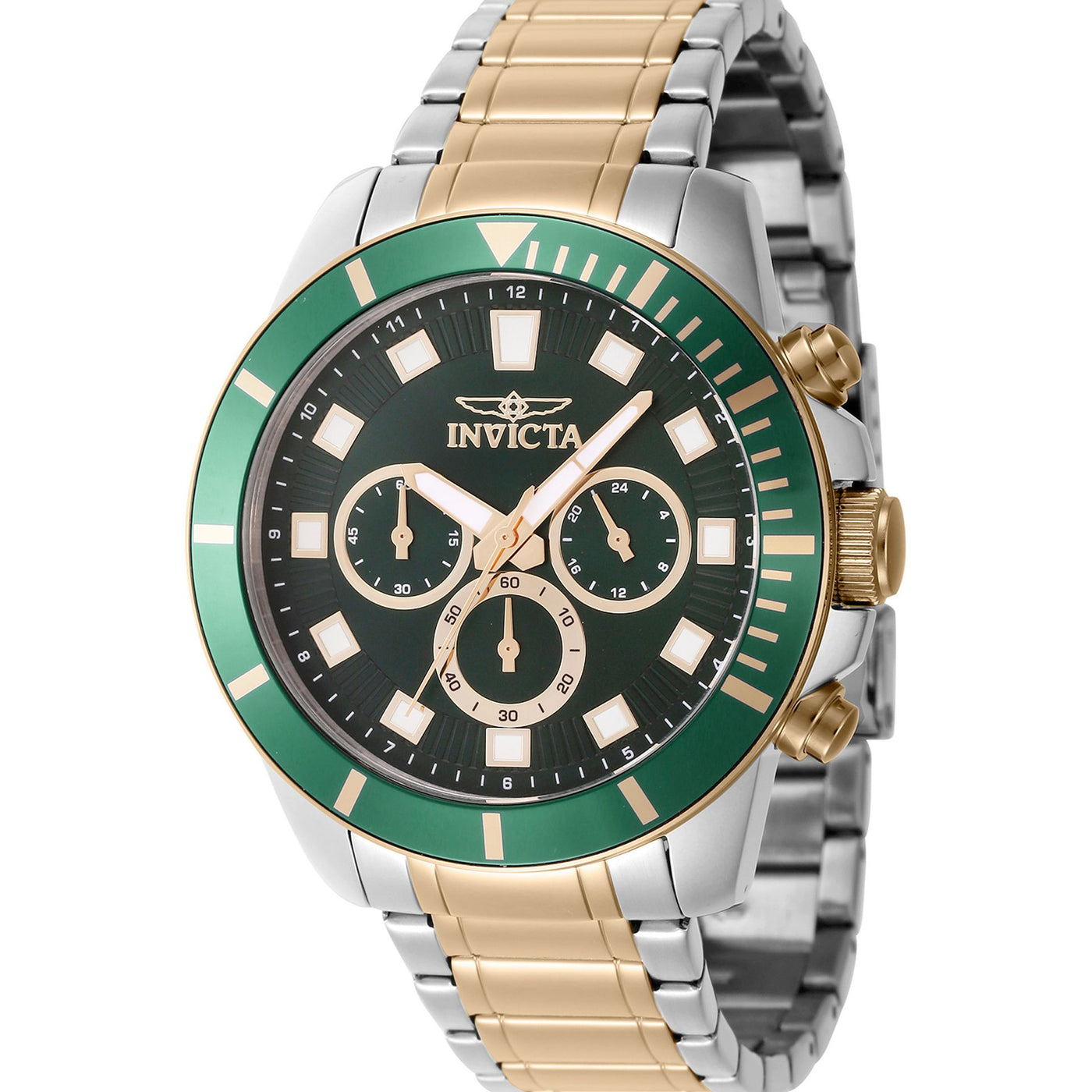 Invicta Herren Chronograph Uhr mit Edelstahlarmband