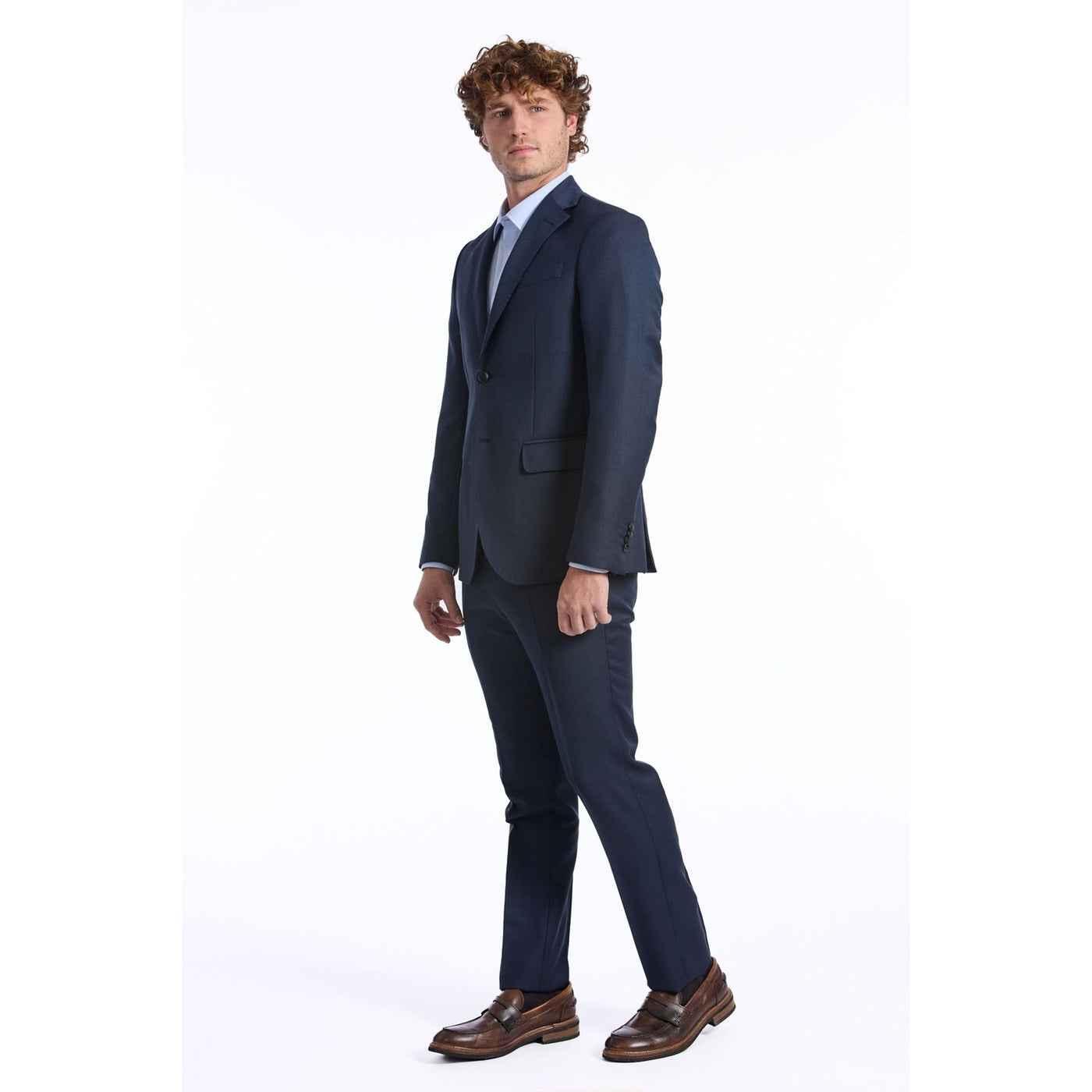 Baldinini Herrenanzug – Slim Fit, 100% Wolle