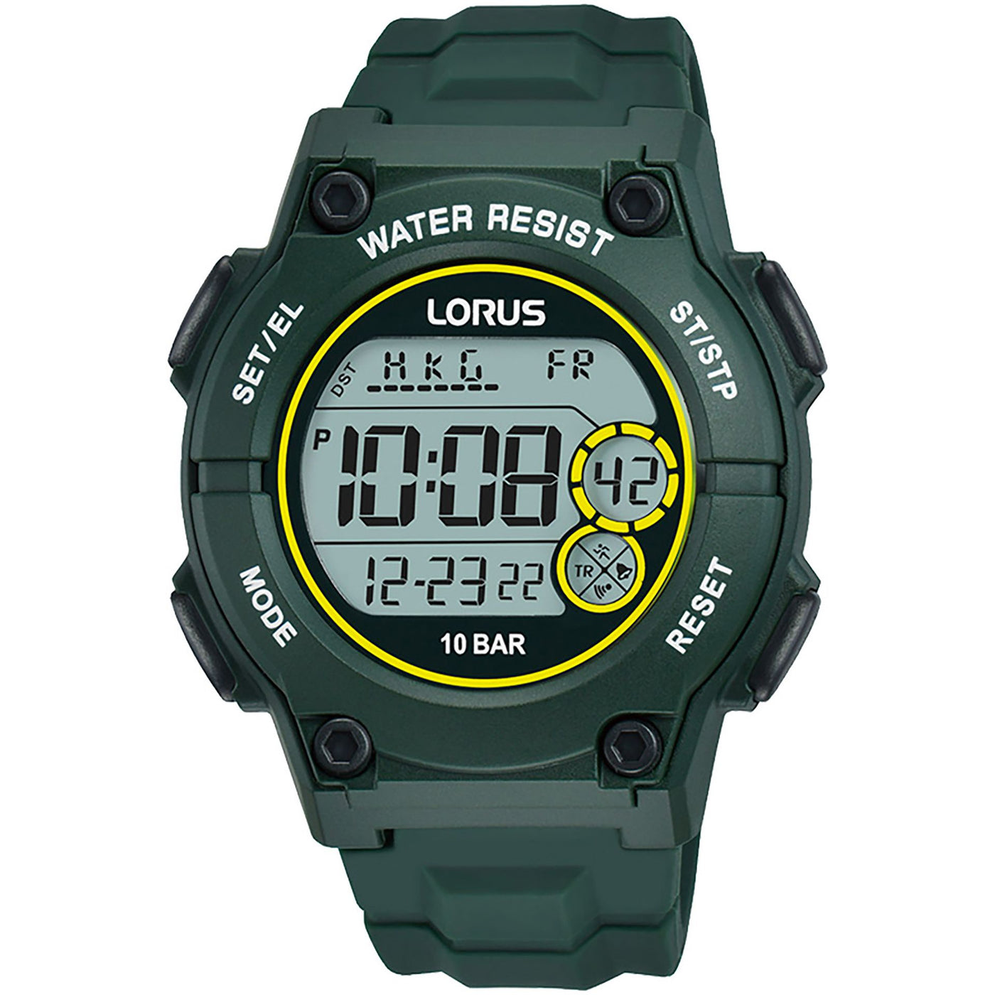 Lorus Unisex Uhr mit digitalem Ziffernblatt - Schwarz