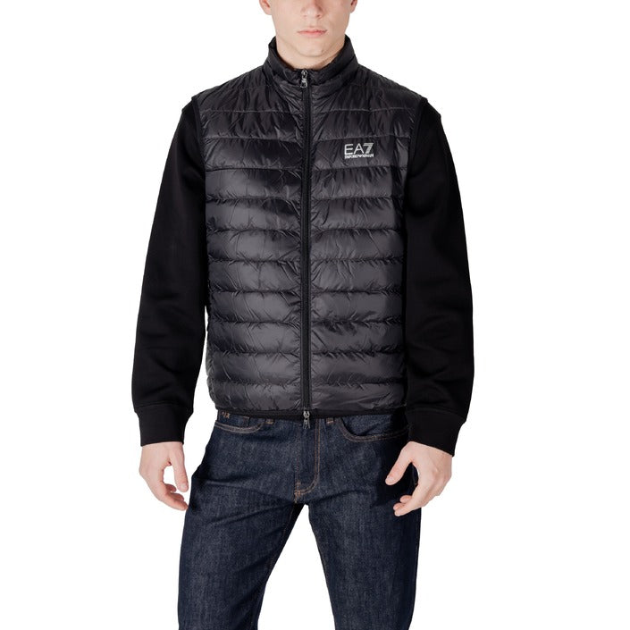 Ea7 Herren Weste Schwarz – Hochwertige Designer-Weste