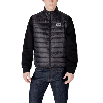 Ea7 Herren Weste Schwarz – Hochwertige Designer-Weste